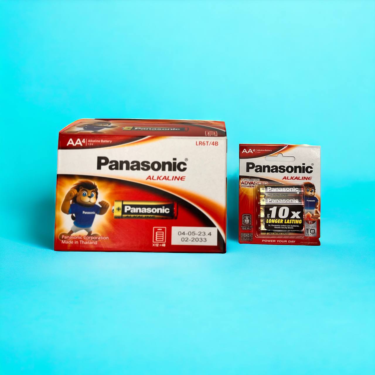 باتري Panasonic Alkaline AA كارت ٤تايي