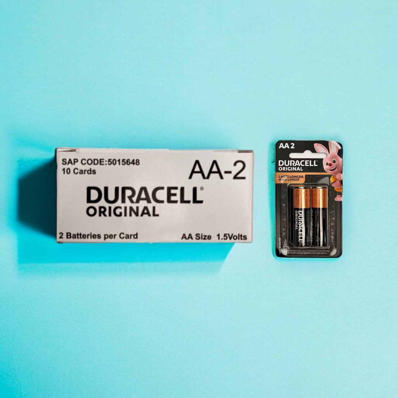 Battery Duracell AA 2/card