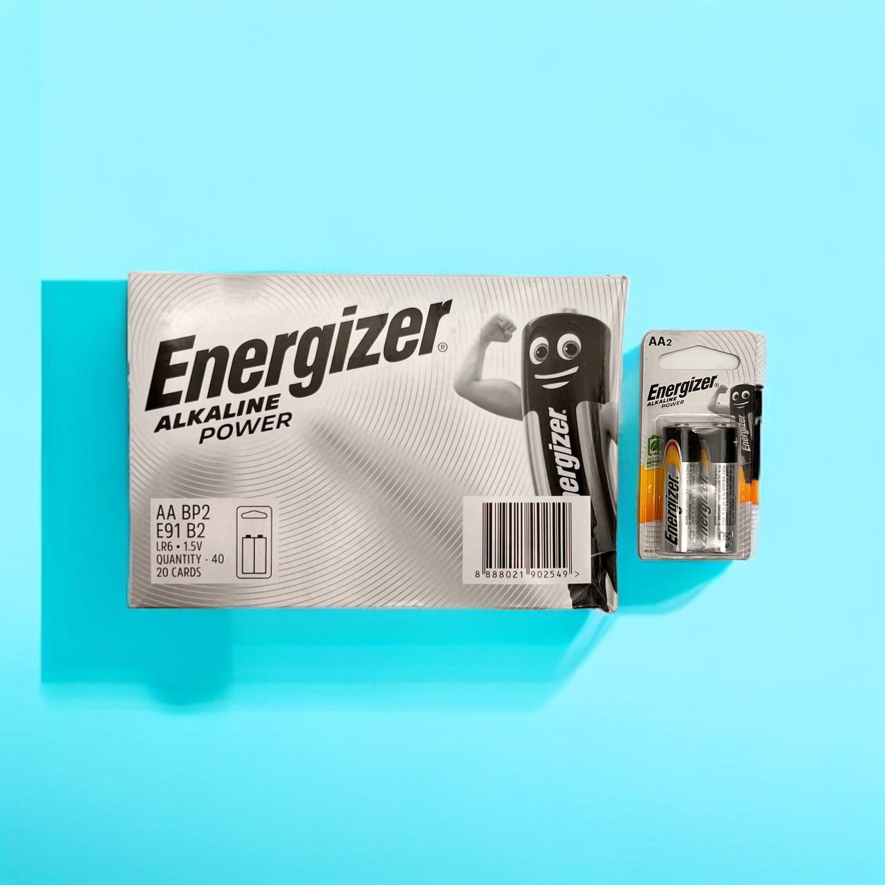 Battery Energizer Alkaline AA 2/card