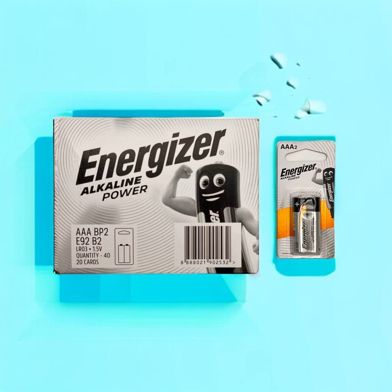 Battery Energizer Alkaline AAA 2/card