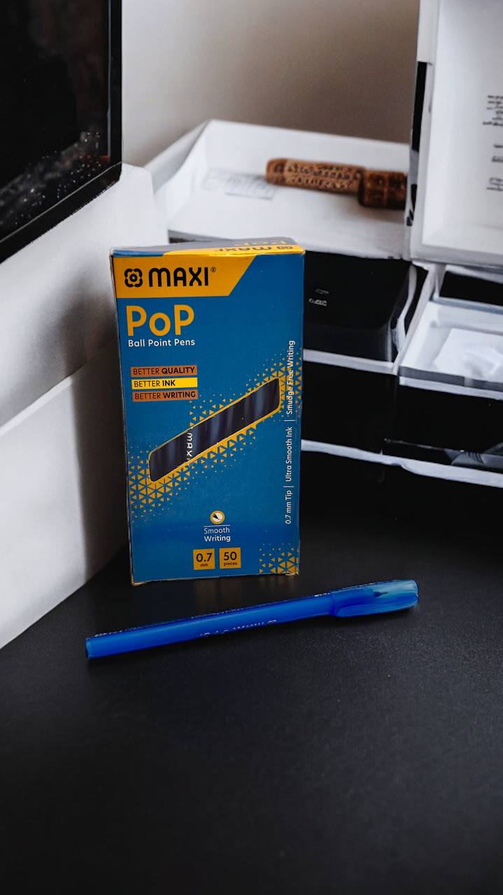 Maxi Pop blue pen