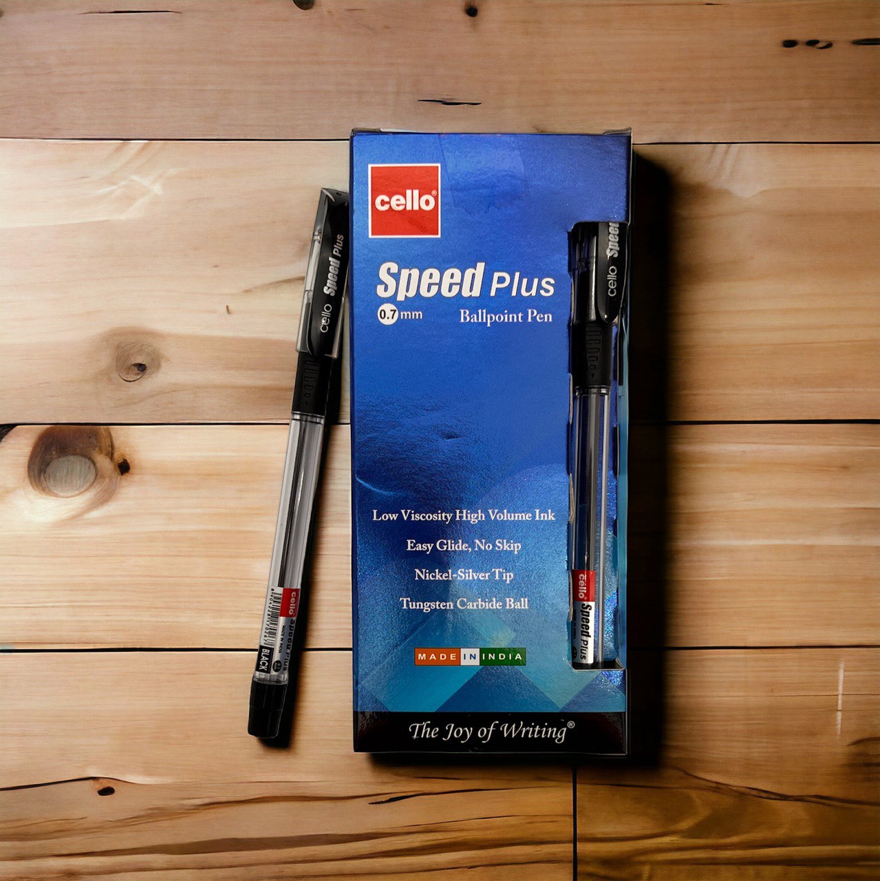 Cello Speed Plus black pen 12/box